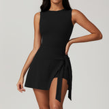 Nova Mini Kleid in Schwarz – Sportliches Damenkleid mit Shorts