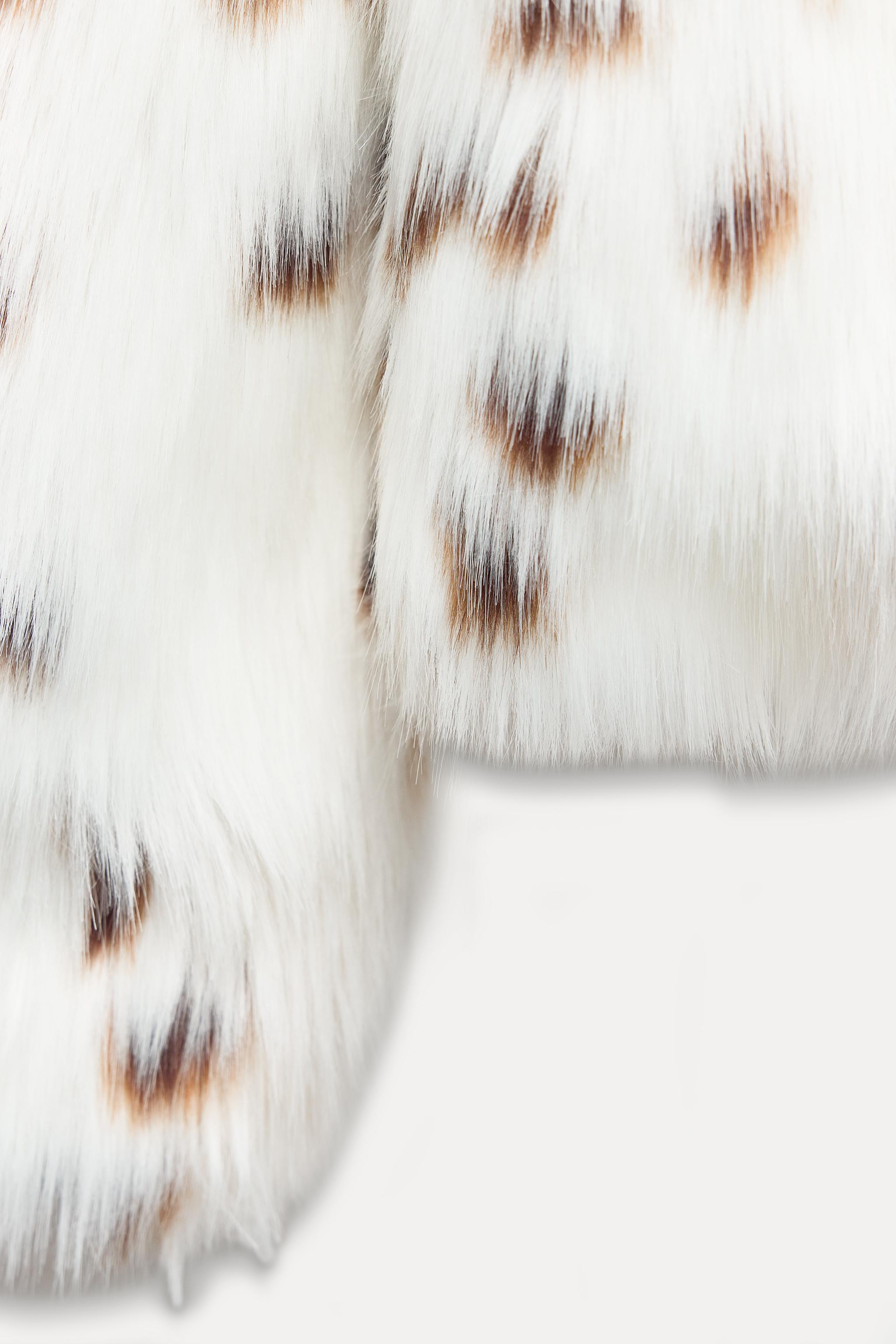 Marlowe Wild | Kunstfell Winterjacke für Damen mit Leopardenmuster & Eleganter Passform