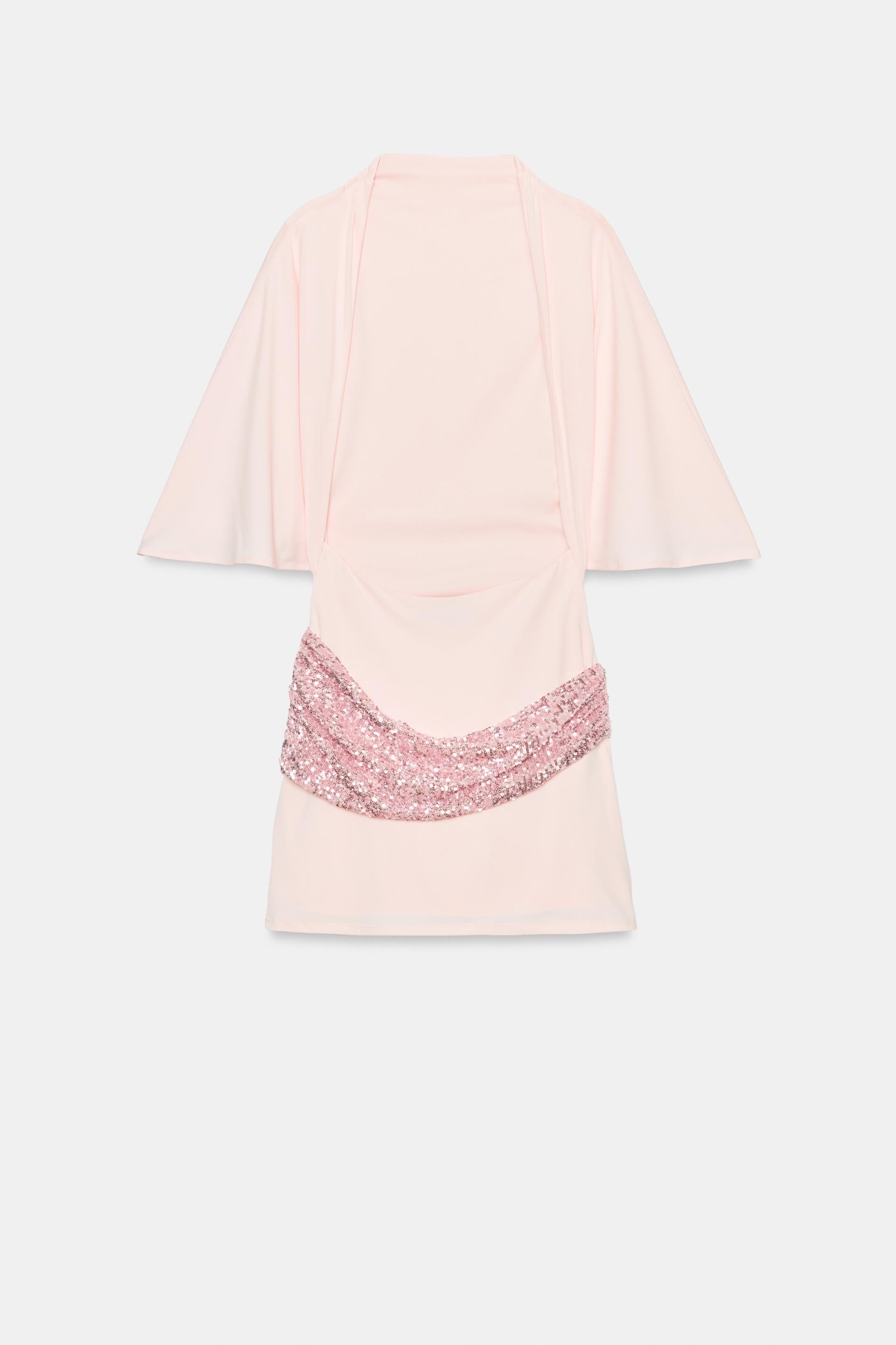 Seralyn schwarzes Paillettenkleid Damen eleganter Abendlook