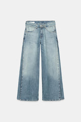 Harper Damenjeans in heller Denim-Waschung, Rückansicht