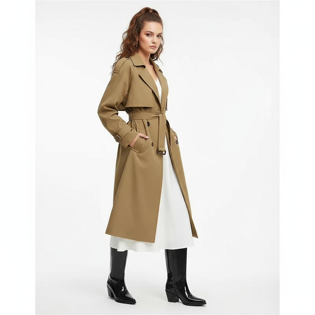 Velaya Western-Regenstiefel Damen Matt-Schwarz
