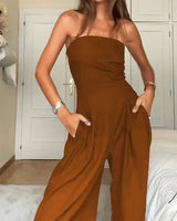 René | Elegant Strapless Jumpsuit