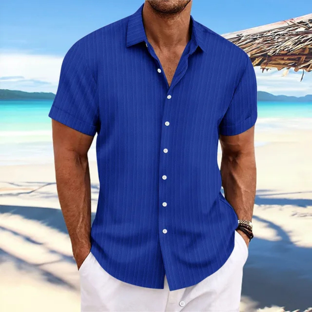 gestreept zomerhemd casual stijl

