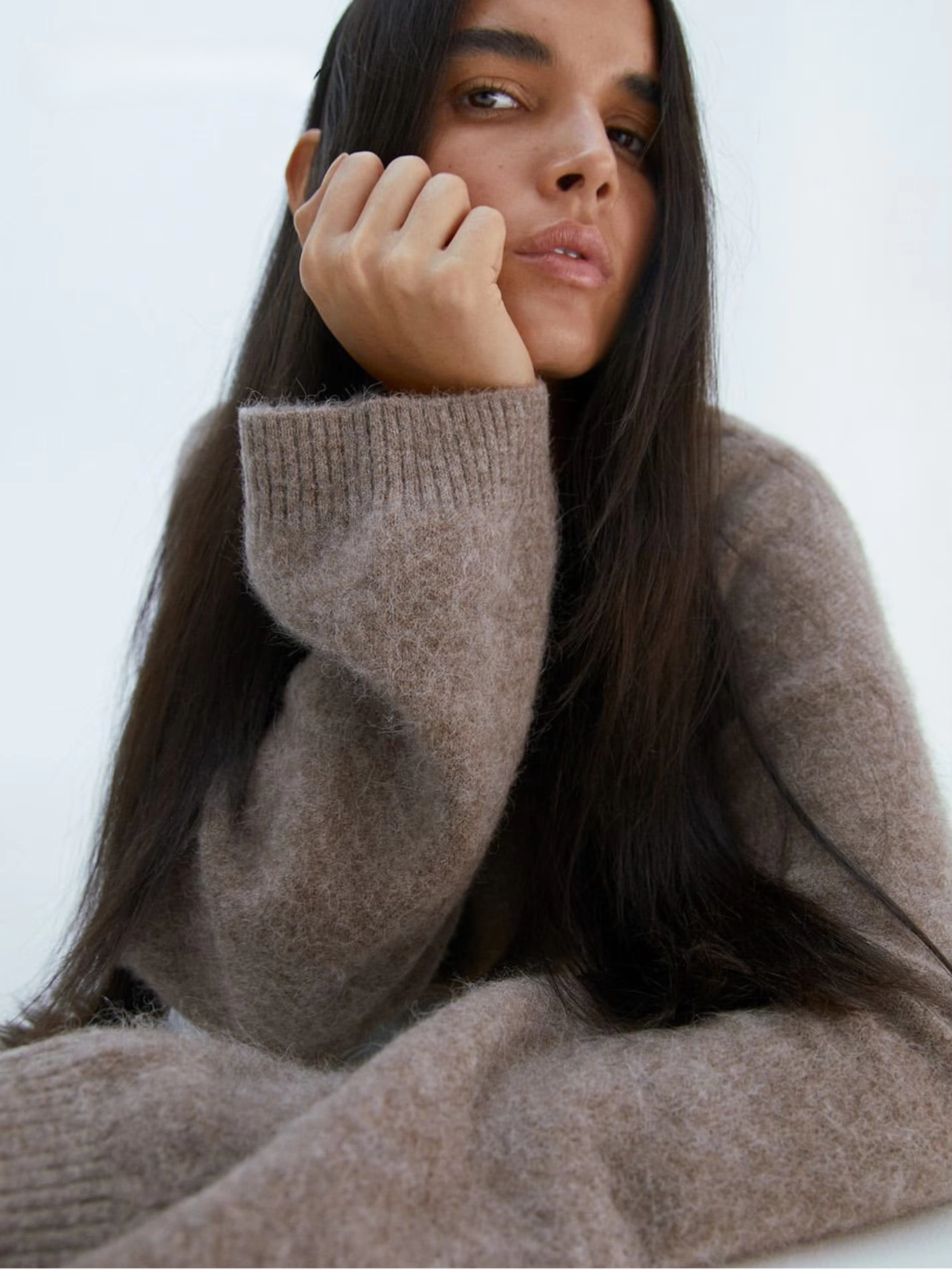 PureEase Sweater Damen braun cozy look
