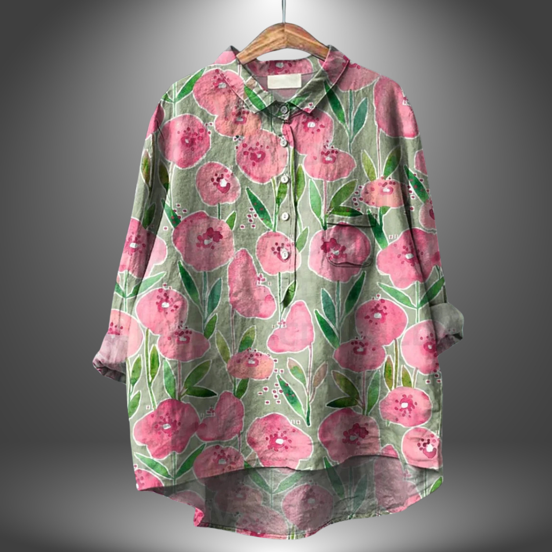 Virginia | Artisanal Floral Blouse