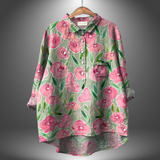Virginia | Artisanal Floral Blouse