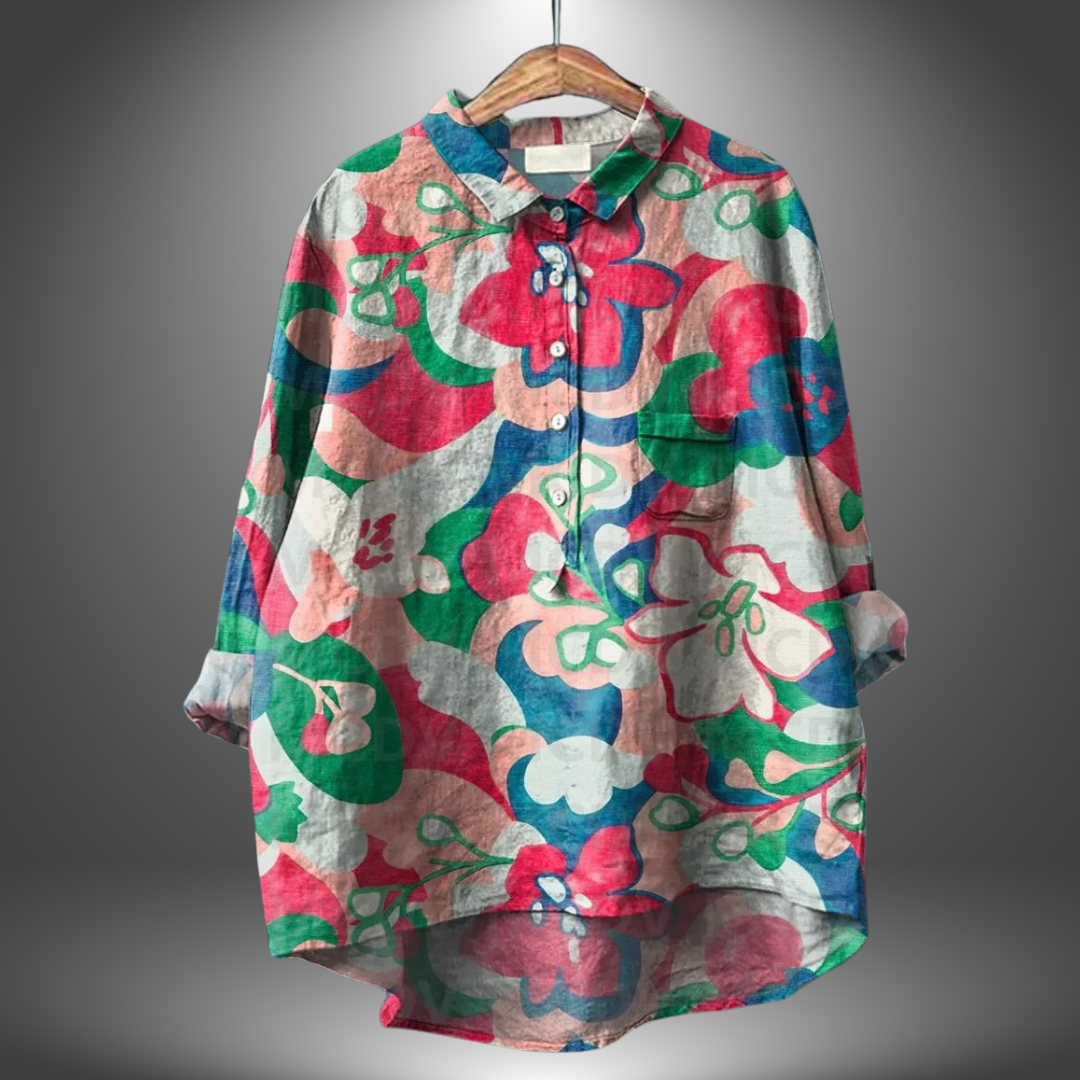 Virginia | Artisanal Floral Blouse