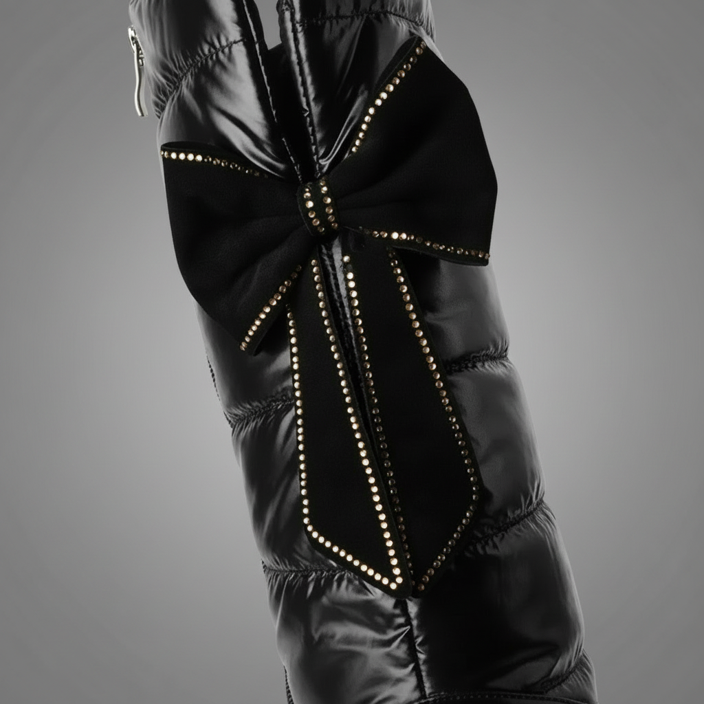 Narella Snowline Overknee Boots | Warme Gefütterte Damen Winterstiefel mit Schleife