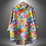 Virginia | Artisanal Floral Blouse