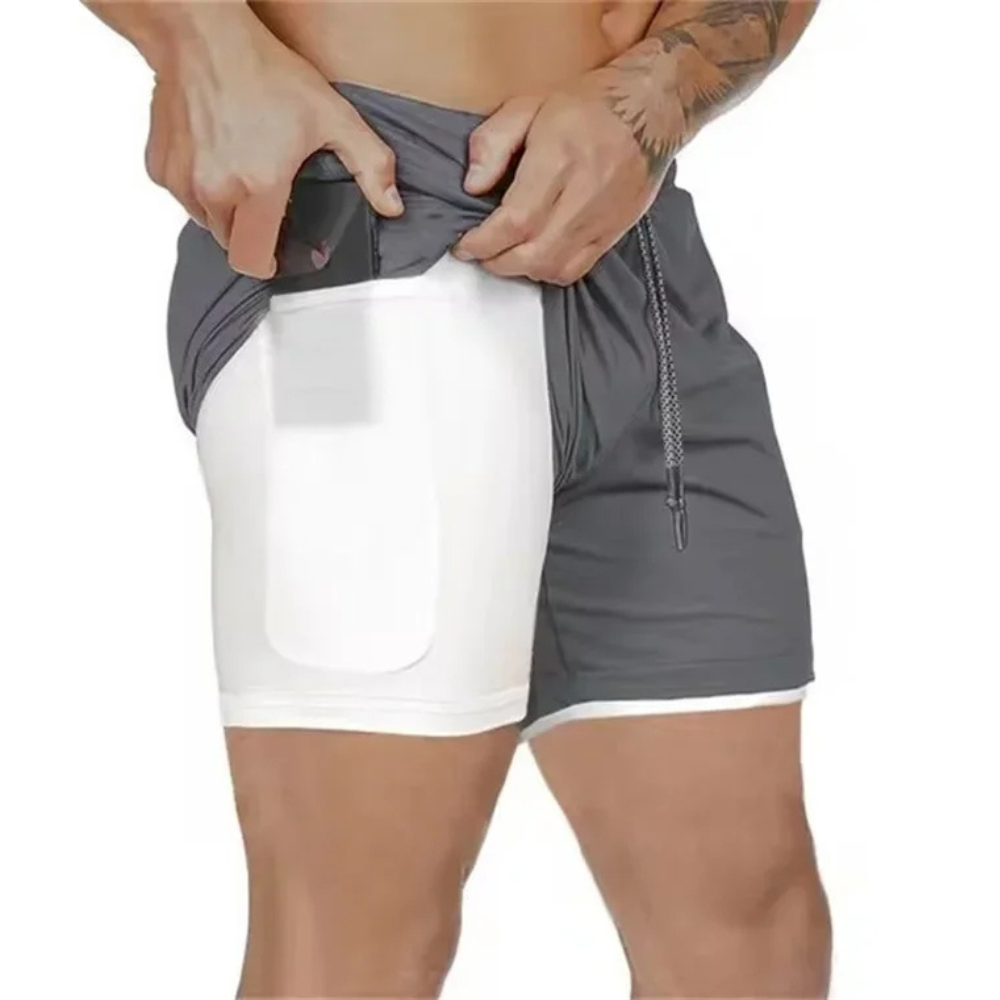 ActiveFlex – 2-in-1 Sports Shorts for Men