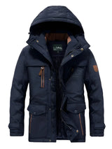 gevoerde outdoor jas voor heren winter
