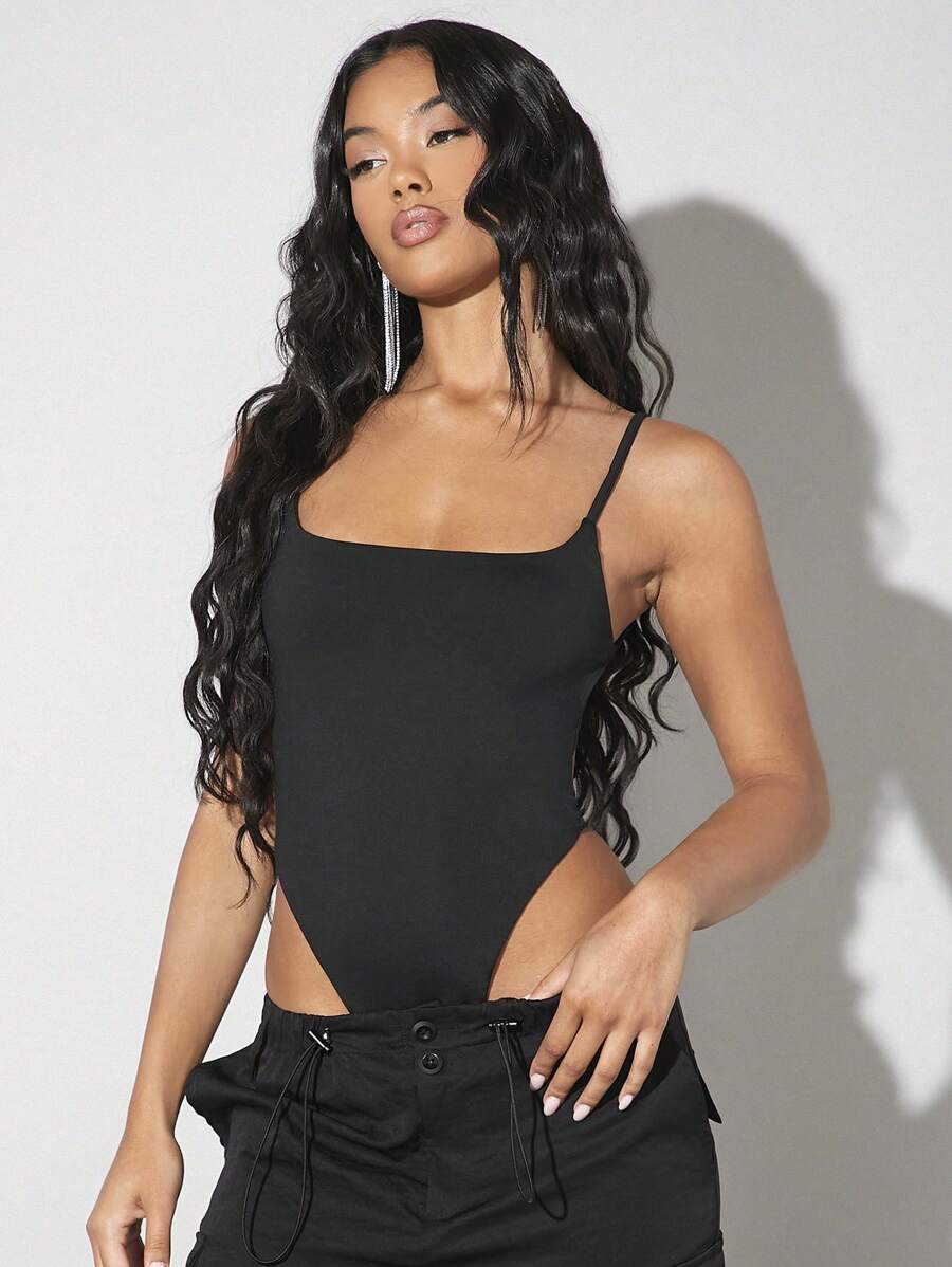 NightCharm Strappy Body Damen schwarz Vorderansicht