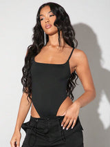 NightCharm Strappy Body Damen schwarz Vorderansicht