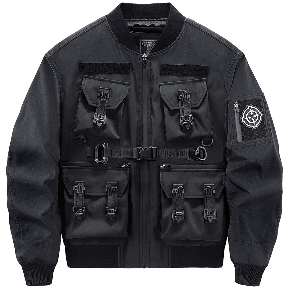 Milan tactical bomberjack met bomberkraag
