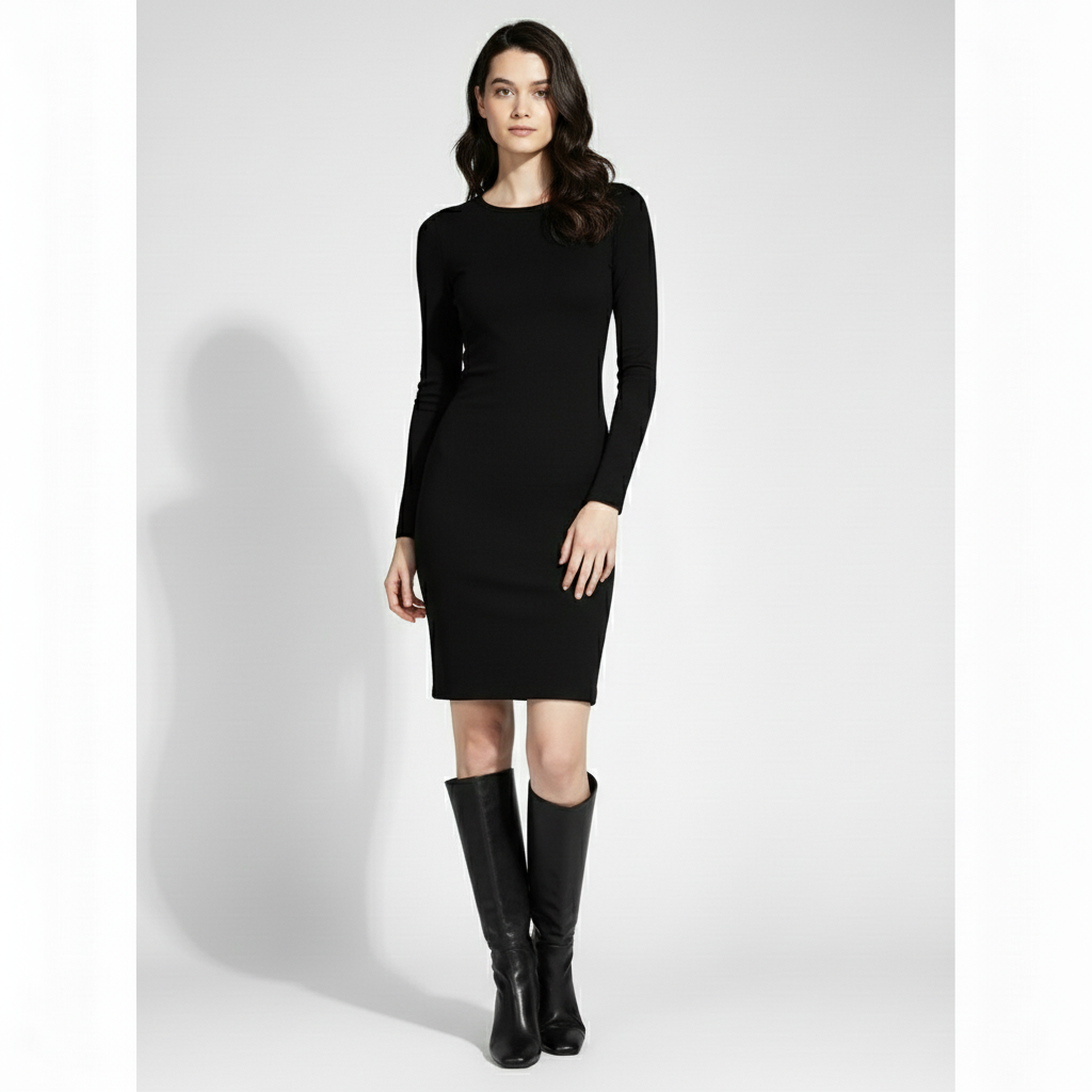 VogueStiletto | Elegante Kniehohe Stiefel mit Absatz & Moderner Silhouette