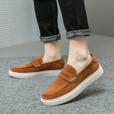Ally comfortabele leren loafers voor dagelijks gebruik

