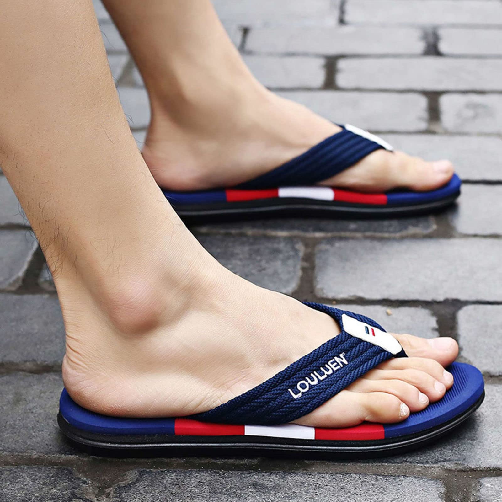 comfortabele flip flops heren
