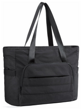 Zwarte FlexaCarry multifunctionele tas met yogamatriem en laptopvak