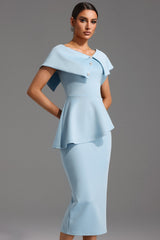 elegante flounce jurk dames

