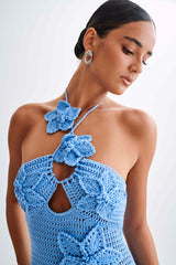 Amalfi Bloom | Hand Crochet Maxi Dress