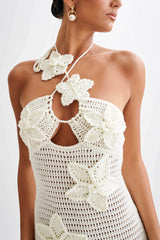 Amalfi Bloom | Hand Crochet Maxi Dress