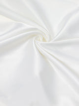 Pearl Embrace | Trägerloses Satin-Midikleid mit Perlendetail