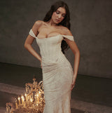 Celeste Fishtail | Elegantes Maxi Kleid mit Meerjungfrau-Schnitt