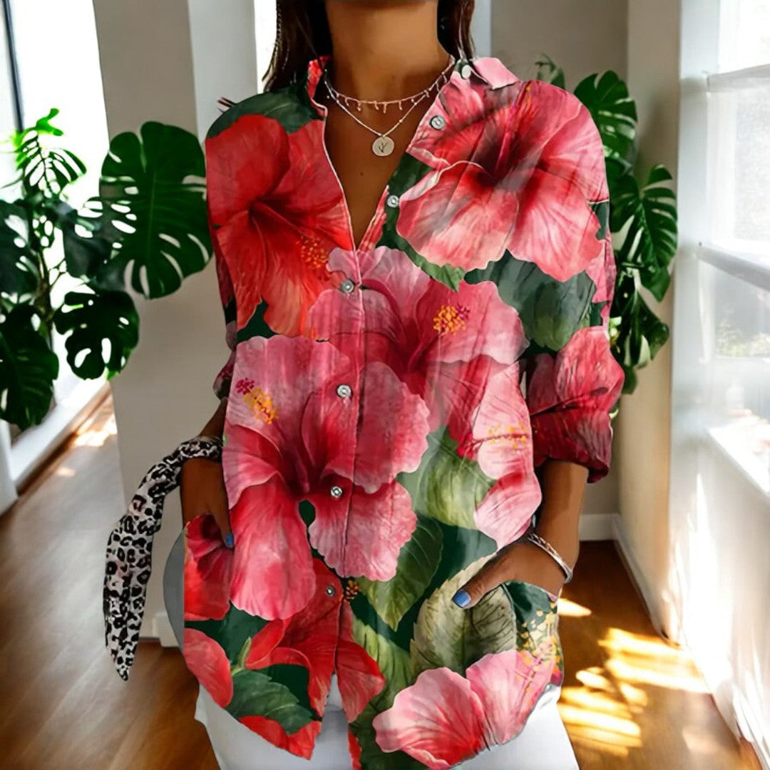 Carla | Vintage Floral Blouse