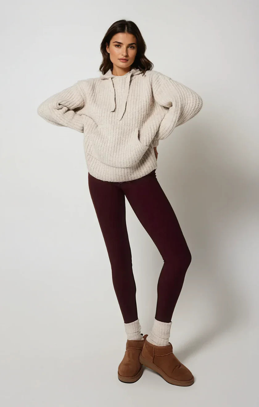 Nordic Luxe | Thermo Winterleggings für Damen mit Hoher Taille