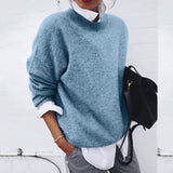 Kaschmir Damenpullover in Blau – stilvoller Casual-Look
