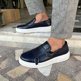 Handgemaakte leren loafers met verfijnd design en hoogwaardige afwerking

