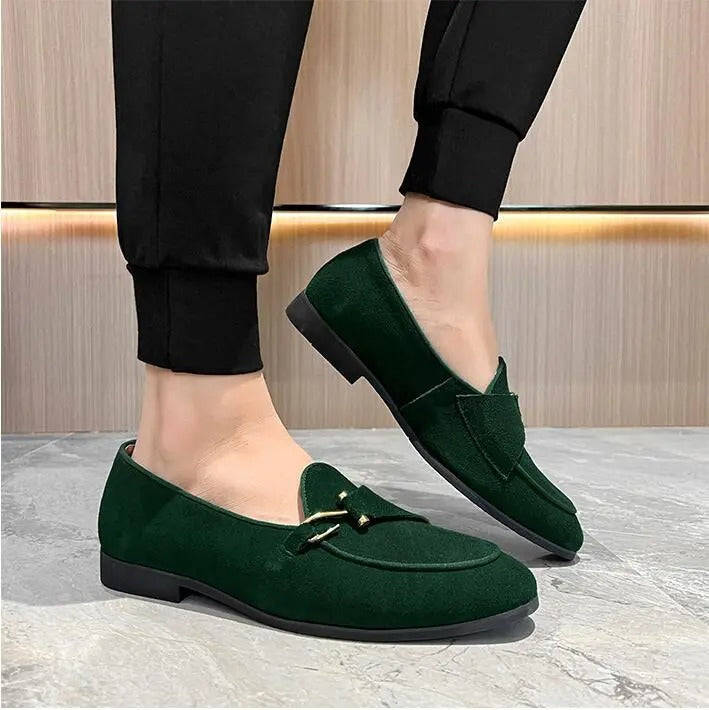 Comfortabele en ademende wildleder loafers voor mannen

