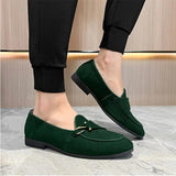 Comfortabele en ademende wildleder loafers voor mannen

