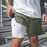 Lichtgewicht sportshort met zakken voor hardlopen
