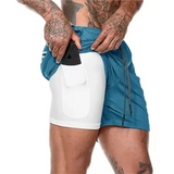 Hoymans 2-in-1 sportshort voor mannen
