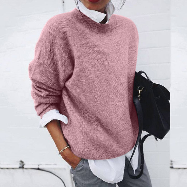 Kaschmir Damenpullover in Rosa – eleganter Look für Herbst & Winter
