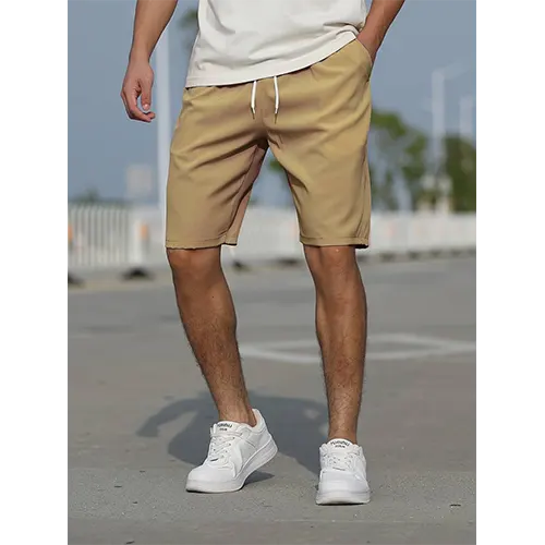 ademende zomershort voor heren
