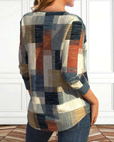 Fiona | Geometric Blouse