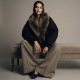 leonore Bomberjacke Damen – luxuriöser Winterlook