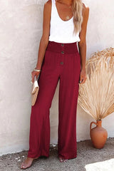 lichte wijde broek zomerlook dames
