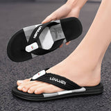 lichte strandslippers

