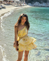 Celestine | One-Shoulder Flowy Dress