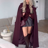 Valentina | Elegant Burgundy coat