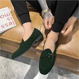 Lichte en duurzame wildleder loafers met zachte binnenvoering

