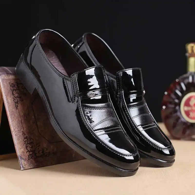 Heren loafers van hoogwaardig leer met duurzaam ontwerp


