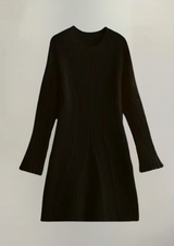 Elodie | Ribbed Knit Mini Dress 