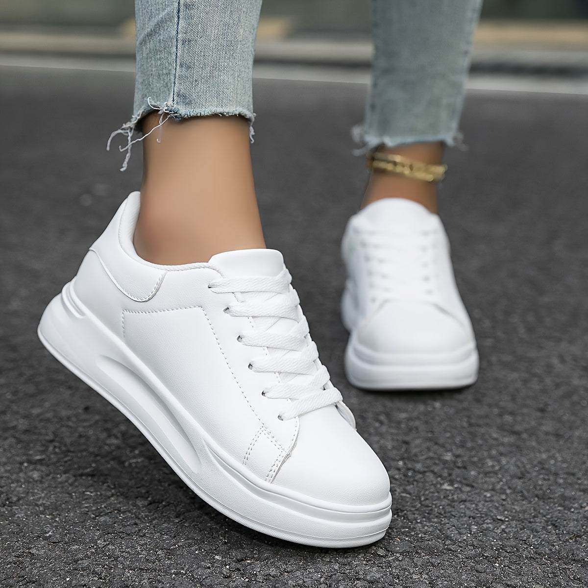 Weiße Sneaker für Damen – Lunaira, sportlich und elegant