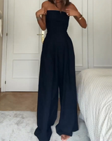 René | Elegant Strapless Jumpsuit