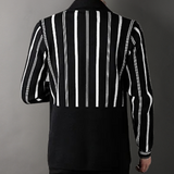 stijlvol heren vest in grijs en wit
