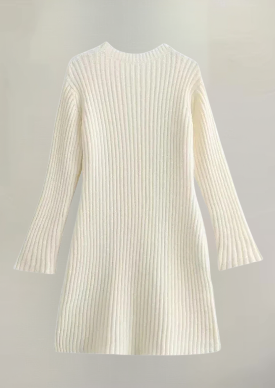Elodie | Ribbed Knit Mini Dress 